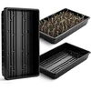 image:imageMr Pen Seed Starter Trays 5 Pack 17x10x24  Durable Plastic Growing Trays Stackable and Reusable Seedling Starter Kits for Indoor Outdoor Greenhouse GardeningBlack