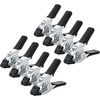 image:imageMr Pen Spring Clamps 6 Inches 2 Pack PVCCoated Tips  Heavy Duty Metal Spring Clamps Backdrop Clips 22 inch Jaw Opening for Crafts Backdrop Stand Woodworking8 Pack