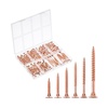image:imageMr Pen Wood Screws Assortment Kit 152 pcs Silver Phillips Flat Head  6 Sizes 2 112 114 1 34 12 Durable Assorted Wood Screws for Woodworking amp Household Storage Box IncludedRose Gold
