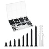 image:imageMr Pen Wood Screws Assortment Kit 400 pcs 20 M6 Screw Anchor  Black Wood Screws Phillips Tips Assorted Screws Screw Assortment Screw Set Assortment Screw Kit Flat Head Screws