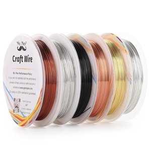 image:imageMr Pen Beading Wire for Jewelry Making 24 Gauge 6 Rolls 196 Feet Each