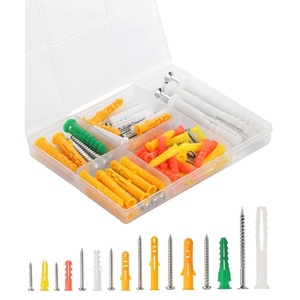 image:imageMr Pen Drywall Anchors and Screws Assortment Kit 100 Pcs  50 Plastic Dry Wall Expansion Anchors and 50 Philips Flat Head Wood Screws 8 Sizes Wall Hanging Kit for Art Decor100 pcs