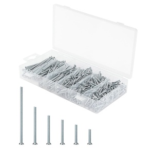 image:imageMr Pen Machine Screw Assortment Kit 370 Pcs  632 Flat Head Phillips Machine Screws Assorted Screws Wall Plate Screws Outlet Screws Electricians Screw Kit632