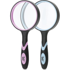 image:imageMr Pen Magnifying Glass 2 Pack 5X Magnifier 75mm Glass Lens  Magnifier for Reading for Close Work NonSlip Handheld Reading Magnifier for Kids and Seniors Nature ExplorationPastel