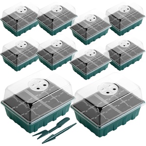 image:imageMr Pen Seed Starter Tray Kit 5 Pack Total 350 Cells  Durable Plant Germination Trays with Humidity Vented Domes and Bases Ideal for Seed Starting12Cells 10Pack
