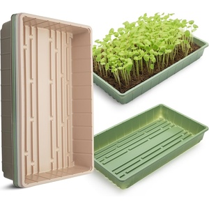 image:imageMr Pen Seed Starter Trays 5 Pack 17x10x24  Durable Plastic Growing Trays Stackable and Reusable Seedling Starter Kits for Indoor Outdoor Greenhouse GardeningMulticolor