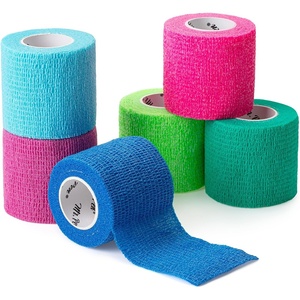 image:imageMr Pen Self Adhesive Bandage Wrap 2 x 5 Yards 12 Pack  Camo Style Elastic Cohesive Bandage Wrap for Sports Wrist Ankle and Vet Grip Tape Self StickingCitrus