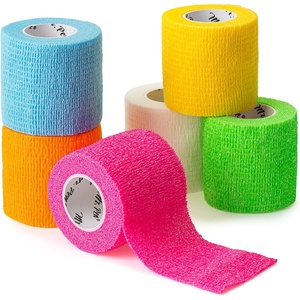 image:imageMr Pen Self Adhesive Bandage Wrap 2 x 5 Yards 12 Pack  Camo Style Elastic Cohesive Bandage Wrap for Sports Wrist Ankle and Vet Grip Tape Self StickingMidnight