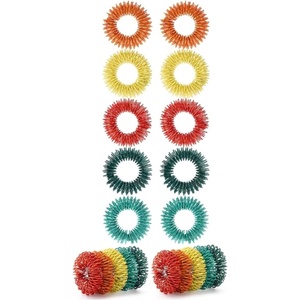 image:imageMr Pen Spiky Sensory Rings 10 Pack Jewel Tones  Stress Relief Fidget Sensory Toys Fidget Ring for Anxiety Massager Individuals with BFRB ADHD and Attention DisorderVibrant