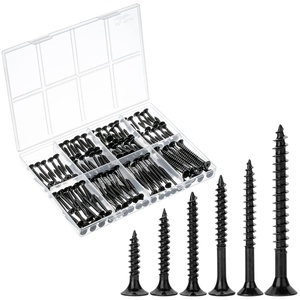 image:imageMr Pen Wood Screws Assortment Kit 152 pcs Silver Phillips Flat Head  6 Sizes 2 112 114 1 34 12 Durable Assorted Wood Screws for Woodworking amp Household Storage Box IncludedBlack