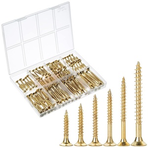 image:imageMr Pen Wood Screws Assortment Kit 152 pcs Silver Phillips Flat Head  6 Sizes 2 112 114 1 34 12 Durable Assorted Wood Screws for Woodworking amp Household Storage Box IncludedGold