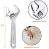image:imageMr Pen  Small Wrench Adjustable 6 Inches HexShaped Jaw Opens To 34 Inch Made From Heat Treated Carbon Steel  HexShaped Jaw Opens To 34 Inch Made From Heat Treated Carbon Steel6 Inch