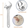 image:imageMr Pen  Small Wrench Adjustable 6 Inches HexShaped Jaw Opens To 34 Inch Made From Heat Treated Carbon Steel  HexShaped Jaw Opens To 34 Inch Made From Heat Treated Carbon Steel8 Inch
