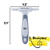 image:imageMr Pen  Stainless Steel Deshedding Brush for Dogs and Cats Pet Grooming Tool for Removing Loose Hair