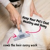 image:imageMr Pen  Stainless Steel Deshedding Brush for Dogs and Cats Pet Grooming Tool for Removing Loose Hair