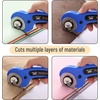 image:imageMr Pen 45mm Rotary Cutter with 1 Extra Blade Ergonomic Handle  Rotary Cutter for FabricBlue