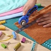 image:imageMr Pen 45mm Rotary Cutter with 1 Extra Blade Ergonomic Handle  Rotary Cutter for FabricBlue