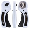 image:imageMr Pen 45mm Rotary Cutter with 1 Extra Blade Ergonomic Handle  Rotary Cutter for FabricLight Blue
