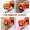 image:imageMr Pen 45mm Rotary Cutter with 1 Extra Blade Ergonomic Handle  Rotary Cutter for FabricOrange