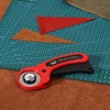 image:imageMr Pen 45mm Rotary Cutter with 1 Extra Blade Ergonomic Handle  Rotary Cutter for FabricRed