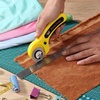 image:imageMr Pen 45mm Rotary Cutter with 1 Extra Blade Ergonomic Handle  Rotary Cutter for FabricYellow
