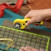 image:imageMr Pen 45mm Rotary Cutter with 1 Extra Blade Ergonomic Handle  Rotary Cutter for FabricYellow