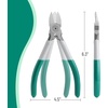 image:imageMr Pen 5 Wire Cutters Bulk 5 Pack Precision Cutting Pliers  Ultra Sharp Wire Snips Wire Clippers Diagonal Cutting Pliers for Jewelry Making Crafting Wire Cutters SetGreen  Ivory  Springloaded