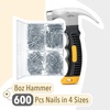 image:imageMr Pen 600pcs Nail Assortment Kit amp 8oz Hammer for Picture Hanging  Wall Art Decor Roofing Nails Wall NailsYellow