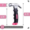 image:imageMr Pen Claw Hammer 8oz Orange Magnetic  Small Claw Nail Hammer for Women for Camping Wood Working House Repairs Claw Stubby TackPink