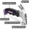 image:imageMr Pen Claw Hammer 8oz Orange Magnetic  Small Claw Nail Hammer for Women for Camping Wood Working House Repairs Claw Stubby TackPurple