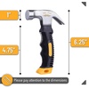 image:imageMr Pen Claw Hammer 8oz Orange Magnetic  Small Claw Nail Hammer for Women for Camping Wood Working House Repairs Claw Stubby TackYellow