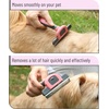 image:imageMr Pen Dog amp Cat Grooming Brush Shedding Deshedding Undercoat Brush SelfCleaning GrayPink