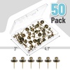 image:imageMr Pen Double Headed Picture Hanging Nails 80 Pack Silver  Picture Nails Tacks for Wall Hangings Wall Pins for Hanging Wall Nails for Hanging Thumb Tacks for Wall HangingBronze