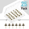 image:imageMr Pen Double Headed Picture Hanging Nails 80 Pack Silver  Picture Nails Tacks for Wall Hangings Wall Pins for Hanging Wall Nails for Hanging Thumb Tacks for Wall HangingBronze