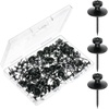 image:imageMr Pen Double Headed Picture Hanging Nails 80 Pack Silver  Picture Nails Tacks for Wall Hangings Wall Pins for Hanging Wall Nails for Hanging Thumb Tacks for Wall HangingBlack