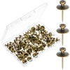 image:imageMr Pen Double Headed Picture Hanging Nails 80 Pack Silver  Picture Nails Tacks for Wall Hangings Wall Pins for Hanging Wall Nails for Hanging Thumb Tacks for Wall HangingBronze