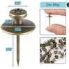 image:imageMr Pen Double Headed Picture Hanging Nails 80 Pack Silver  Picture Nails Tacks for Wall Hangings Wall Pins for Hanging Wall Nails for Hanging Thumb Tacks for Wall HangingBronze
