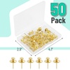 image:imageMr Pen Double Headed Picture Hanging Nails 80 Pack Silver  Picture Nails Tacks for Wall Hangings Wall Pins for Hanging Wall Nails for Hanging Thumb Tacks for Wall HangingGold