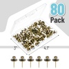 image:imageMr Pen Double Headed Picture Hanging Nails 80 Pack Silver  Picture Nails Tacks for Wall Hangings Wall Pins for Hanging Wall Nails for Hanging Thumb Tacks for Wall HangingBronze