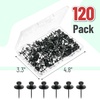 image:imageMr Pen Double Headed Picture Hanging Nails 80 Pack Silver  Picture Nails Tacks for Wall Hangings Wall Pins for Hanging Wall Nails for Hanging Thumb Tacks for Wall HangingBlack