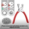 image:imageMr Pen Grommet Tool Kit 14 Inch Grommet Pliers with 300 Pcs Metal Eyelet  s and Grommets kit Eyelet Pliers Metal Grommet Kit 14 Inch Grommet Kit Grommet Kits 14 Grommets Eyelet Tool