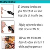 image:imageMr Pen Hand Drill with 10 Drill Bits 0630mm Jewelry Drill