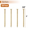 image:imageMr Pen Hardware Nails 120 pcs 2 Inches Gold  Small Nails for Hanging Pictures Finishing Nails Wall Nails for Hanging Pin Nails Hardware Nails Assorted NailsGold