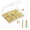 image:imageMr Pen Hardware Nails 120 pcs 2 Inches Gold  Small Nails for Hanging Pictures Finishing Nails Wall Nails for Hanging Pin Nails Hardware Nails Assorted NailsGold