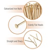image:imageMr Pen Hardware Nails 120 pcs 2 Inches Gold  Small Nails for Hanging Pictures Finishing Nails Wall Nails for Hanging Pin Nails Hardware Nails Assorted NailsGold