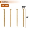image:imageMr Pen Hardware Nails 120 pcs 2 Inches Gold  Small Nails for Hanging Pictures Finishing Nails Wall Nails for Hanging Pin Nails Hardware Nails Assorted NailsGold