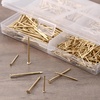 image:imageMr Pen Hardware Nails 120 pcs 2 Inches Gold  Small Nails for Hanging Pictures Finishing Nails Wall Nails for Hanging Pin Nails Hardware Nails Assorted NailsGold