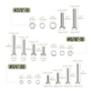 image:imageMr Pen Hex Head Nuts and Bolts Assortment Kit 246 pcs Stainless Steel  1420 51618 3816 Assorted Nuts and Bolts Heavy Duty Screw Assortment Kit with Clear Storage Box