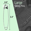 image:imageMr Pen Large Safety Pins 22 Inch 300 Pack  RustResistant Nickel Plated Steel Bulk Heavy Duty Large Safety Pins for Clothes Sewing Arts amp Craft DecorationsSilver