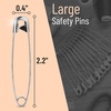 image:imageMr Pen Large Safety Pins 22 Inch 300 Pack  RustResistant Nickel Plated Steel Bulk Heavy Duty Large Safety Pins for Clothes Sewing Arts amp Craft DecorationsSilver